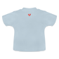 Tokyo Devil Baby T-Shirt Mini Tee | 100% Baumwolle | Mit Druckknöpfen - Hellblau