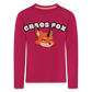 Tokyo Devil Premium Langarmshirt Streetwear | Unisex Basic - dunkles Pink
