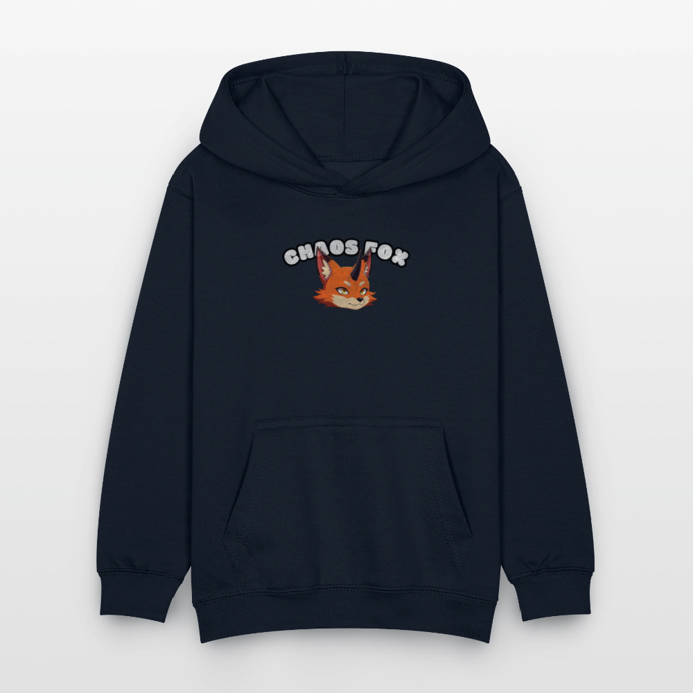 Tokyo Devil Teen Streetwear Kuschel-Hoodie | Chaos Fox - Navy