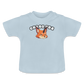 Tokyo Devil Baby T-Shirt Mini Tee | 100% Baumwolle | Mit Druckknöpfen - Hellblau