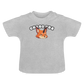 Tokyo Devil Baby T-Shirt Mini Tee | 100% Baumwolle | Mit Druckknöpfen - Grau meliert