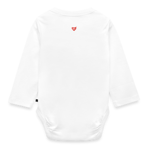 Tokyo Devil Baby Bio-Langarm-Body Organic Cotton | Streetwear Mini Edition - Weiß