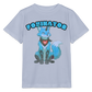 Tokyo Devil Kinder T-Shirt Foxinator Coralblue | Organic Cotton - Lavendel-Violett