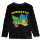 Tokyo Devil Langarmshirt | Foxinator 4 Oni-Füchsen | Unisex - Schwarz