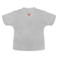 Tokyo Devil Baby T-Shirt Mini Tee | 100% Baumwolle | Mit Druckknöpfen - Grau meliert