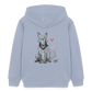 LIL`FOX Oni-Fuchs Kinder Bio-Hoodie | Tokyo Devil - Lavendel-Violett