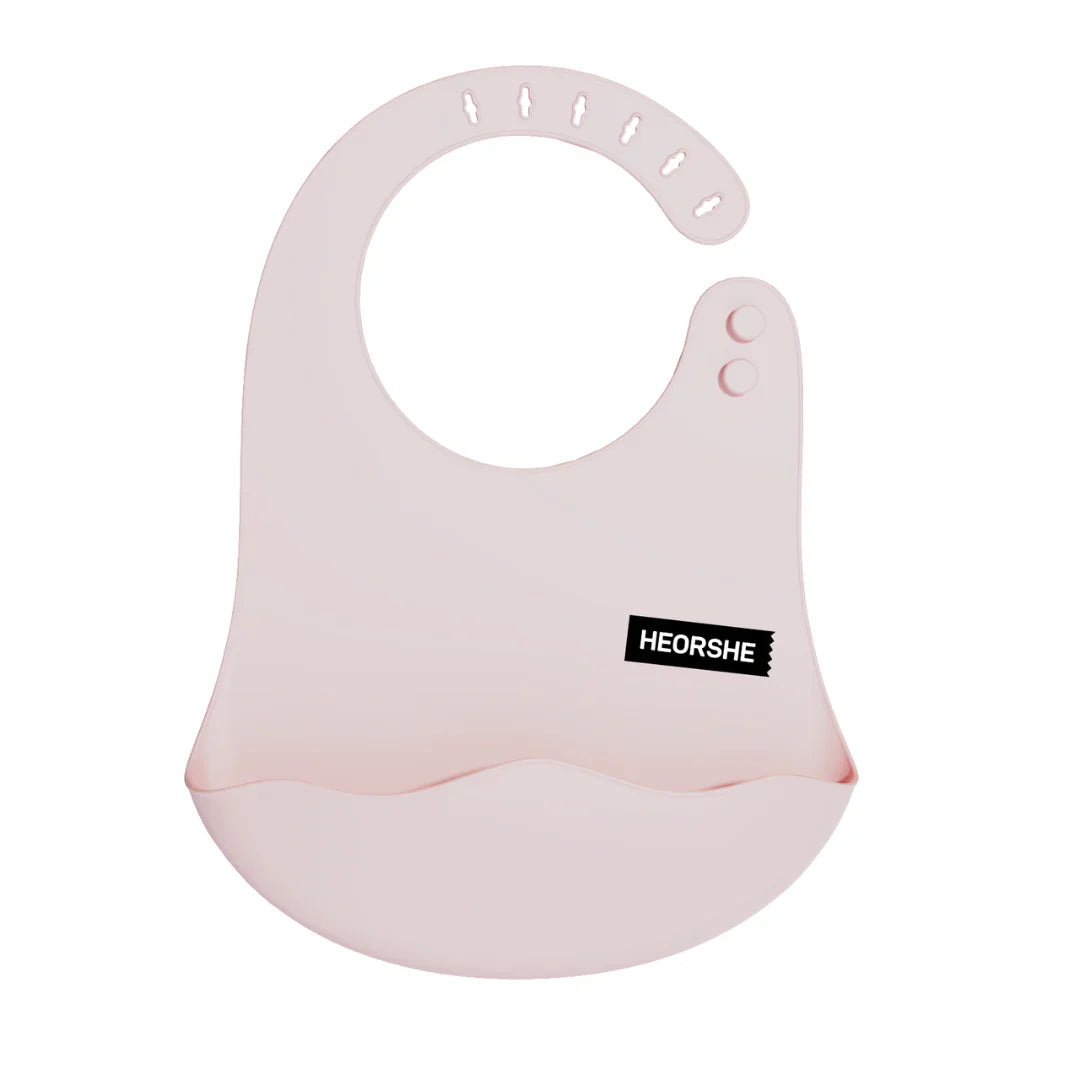 Silikon-Lätzchen Rosa | HEORSHE