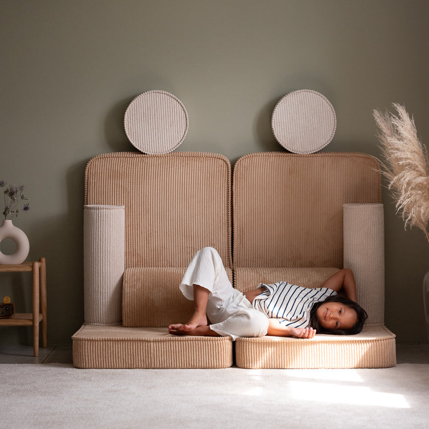 Design Spielsofa 9-tlg. für Kinder Breitcord | wigiwama