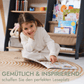 2 in 1 Montessori-Regal für Bücher und Spielzeug