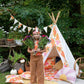 Tipi-Zelt „Picknick mit Blumen“