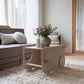 VERSO 2in1 Lernturm Beige – Lernturm & Kinderhocker für Küche | Fitwood