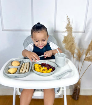 Baby Flexi Löffelset Grau | HEORSHE