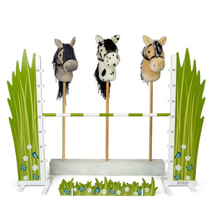 Steckenpferd Hindernis mit Blumen von by ASTRUP – Ein Abenteuer für kleine Reiter!