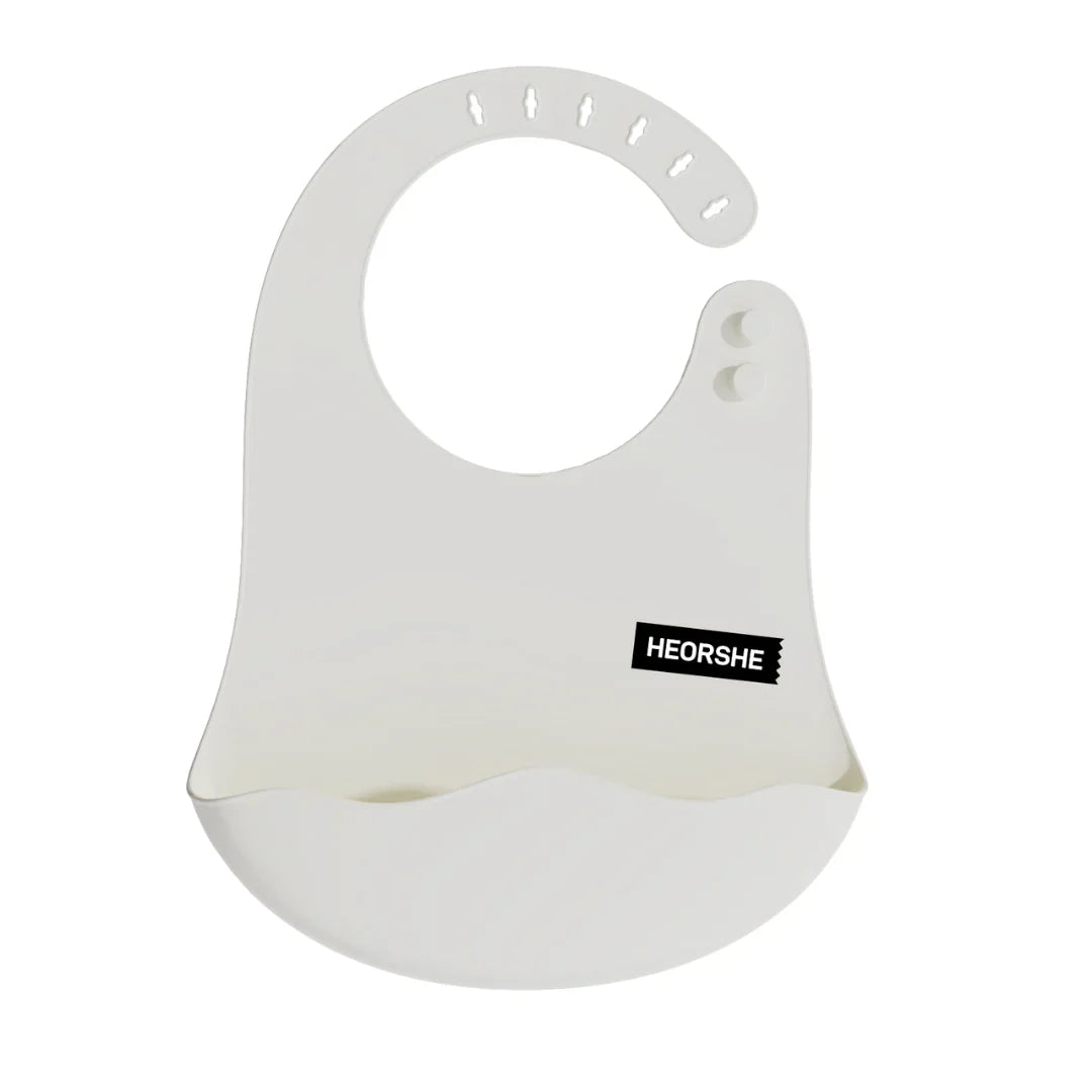 Silikon-Lätzchen Weiß | HEORSHE