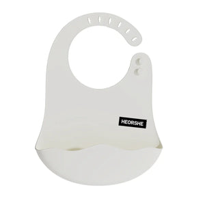 Silikon-Lätzchen Weiß | HEORSHE