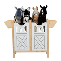 by ASTRUP Pferdebox für 4 Steckenpferde – Aufbewahrung Hobby Horse