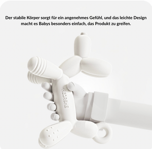 Baby Beißring Weiß | HEORSHE