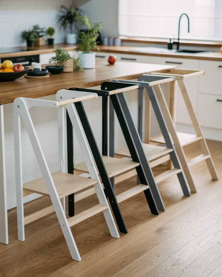 Faltbarer Montessori Lernturm von leg und go