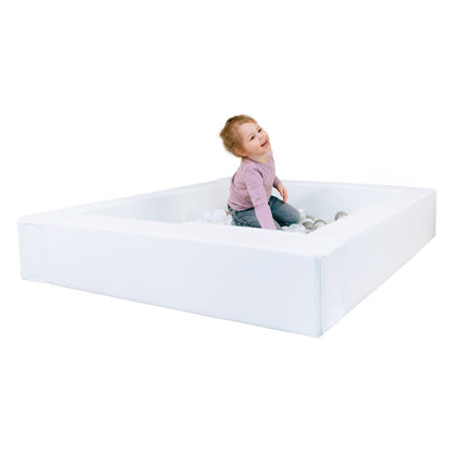 Softplay Bällebad für Kinder Indoor & Outdoor Weiß | IGLU