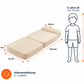 2in1 Kindersessel & Gästebett Flip aus Premium Cord | Wigiwama