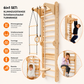Montessori 6in1 Kletterwand Indoor – Sprossenwand mit Schaukel & Rutsche | Goodevas