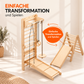Montessori Kletterwand 6-in-1 mit Rutsche & Schaukel | Goodevas