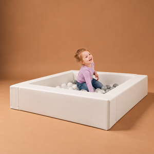 Softplay Bällebad für Kinder Indoor & Outdoor Weiß | IGLU