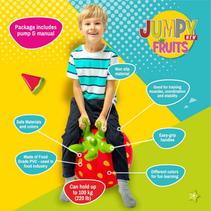 Jumpy Hüpftier Strawberry für Kinder ab 1 Jahr | Gerardo’s Toys