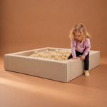 Softplay Bällebad für Kinder Indoor & Outdoor Beige | IGLU