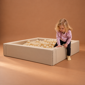 Softplay Bällebad für Kinder Indoor & Outdoor Beige | IGLU