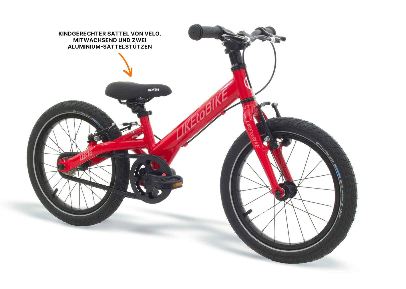 Kokua LIKEtoBIKE 16s Singlespeed – Kinderfahrrad  16 Zoll
