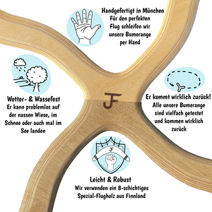 Bumerang NEW YORK – Anfänger & Kinder | JF Bumerang