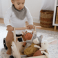 Montessori 4-Rad Lauflernwagen mit Lastenraum