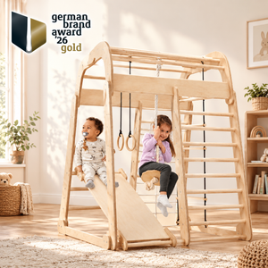 Montessori Klettergerüst 7-in-1 für Indoor & Outdoor | Goodevas