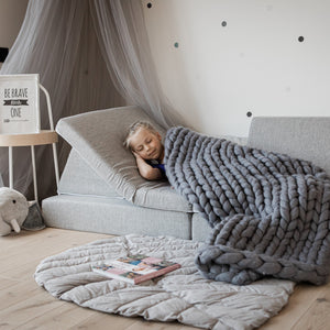 Monboxy Aktivitäts Spielsofa Grau | IGLU