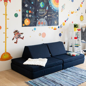 Monboxy Aktivitäts Spielsofa Navy Blau | IGLU