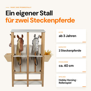 Stall für Steckenpferde – Spielstall für Hobby Horse | by ASTRUP