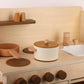 Kinderküche aus Holz „Terra“ mit Zubehör– Natürlich spielen