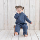 Baby-Overall mit Reißverschluss in Indigo - verysuperb