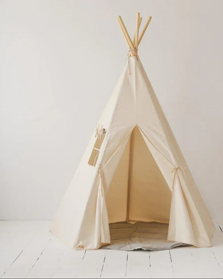 vertbaudet tipi zelt Kinder Spielzelt (Tipi-Zelt) Beige | Moi Mili Color:White Pants Wir Nehmen Uns Immer Seven Polska