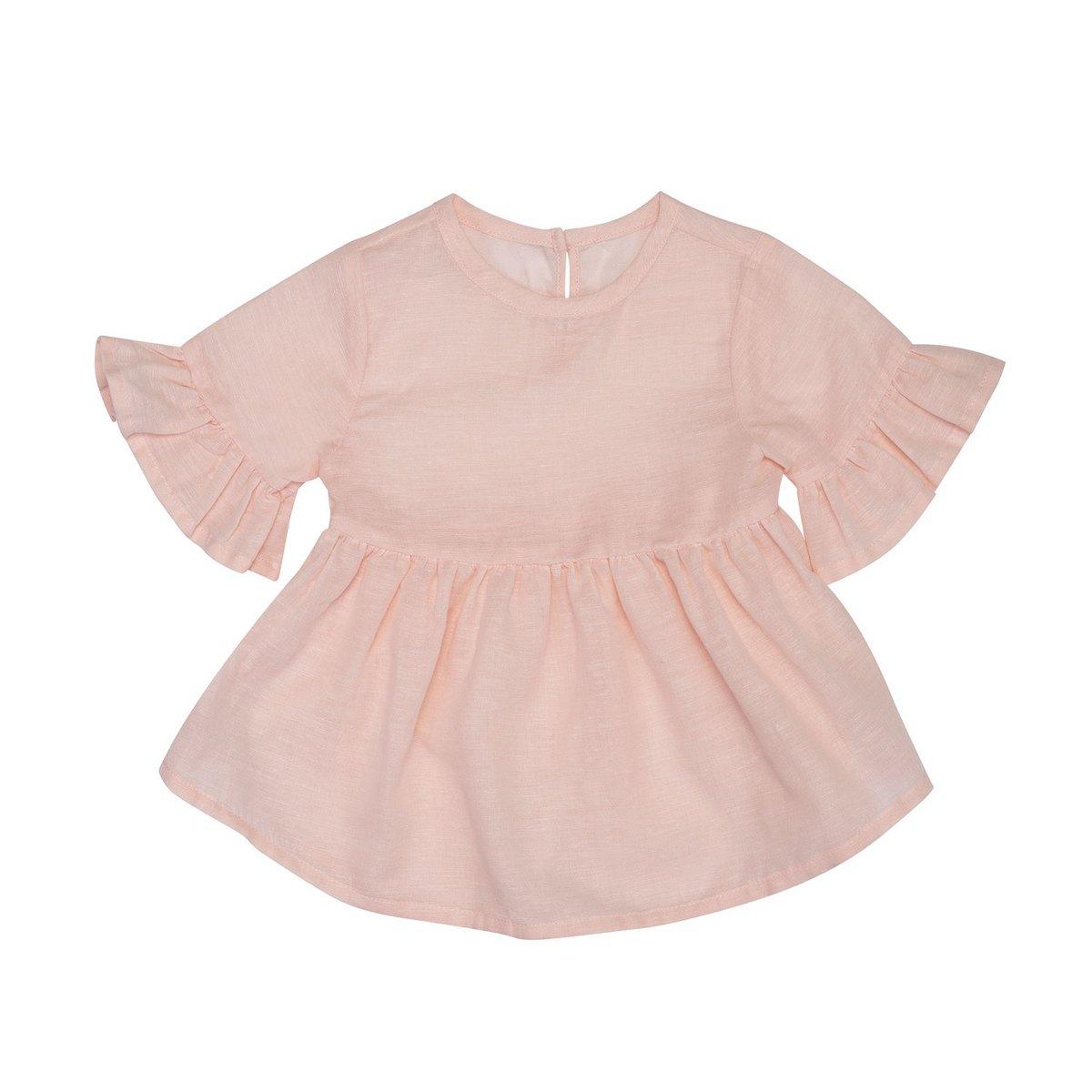 Bio-Hanf-Babybluse in Rose - verysuperb