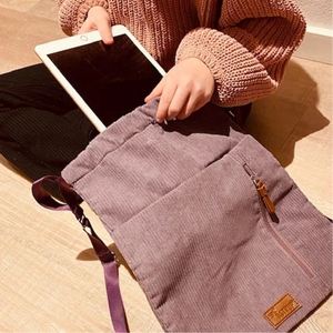 Kinder Sport-Rucksack mit Kordelzug Lavendel