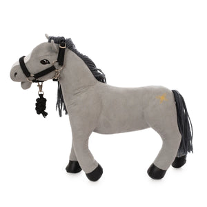 Spielzeugpony Lucky, graues kuscheliges Pony by ASTRUP®