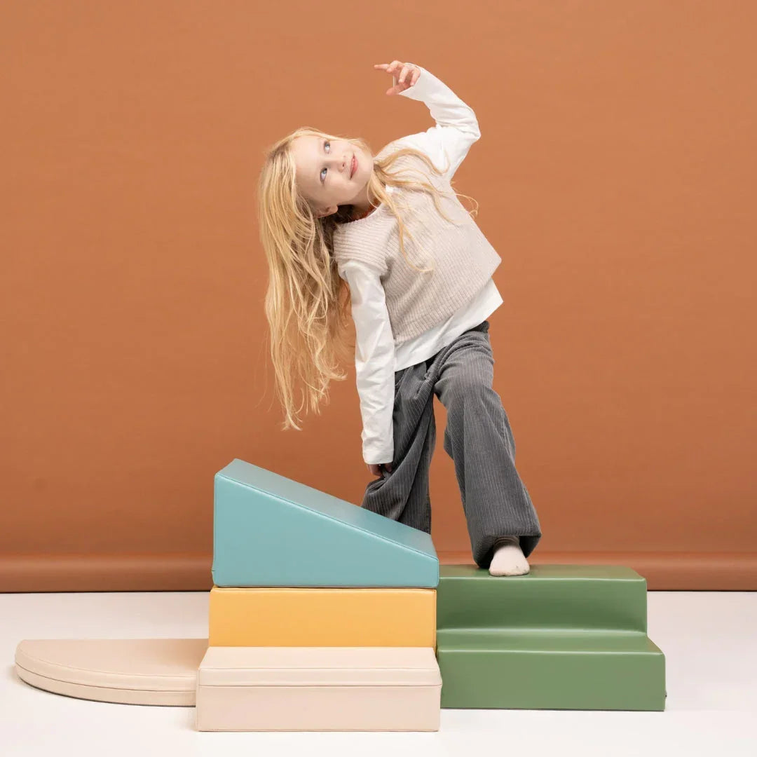 Softplay Kletterset für Kleinkinder Corner Climber 5-tlg. Pastelltürkis| IGLU