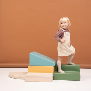 5-teiliges Softplay Bausteinset Pastelltürkis | IGLU