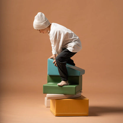 5-teiliges Softplay Bausteinset Pastelltürkis | IGLU