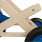 Puppenbuggy blau als Puppenwagen aus Holz