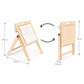 leg&go klappbarer Kinder-Zeichentisch mit passendem Kinderstuhl und Papierrolle, 3-in-1 Maltafel und Aktivitätstisch Details Masse