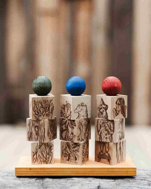 Wooden Story – Puzzle Dreamland Spinner | Bunt