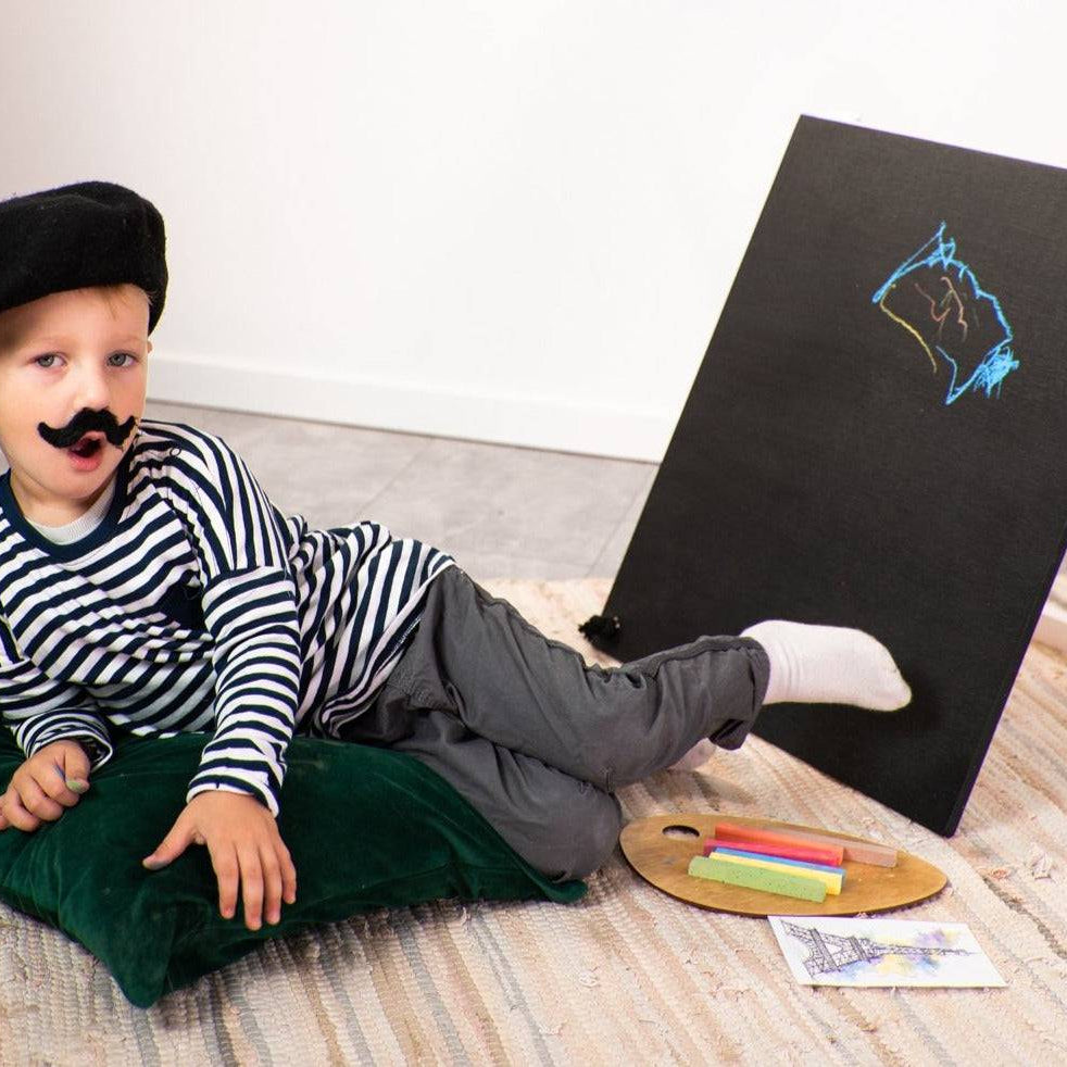 Wooden Chalkboard Easel for Kids